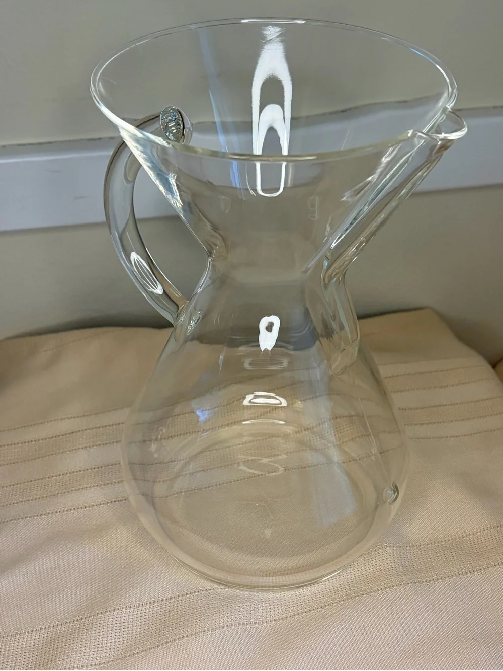 Chemex Glass Pour-Over Coffee Carafe with Handle 8 cup